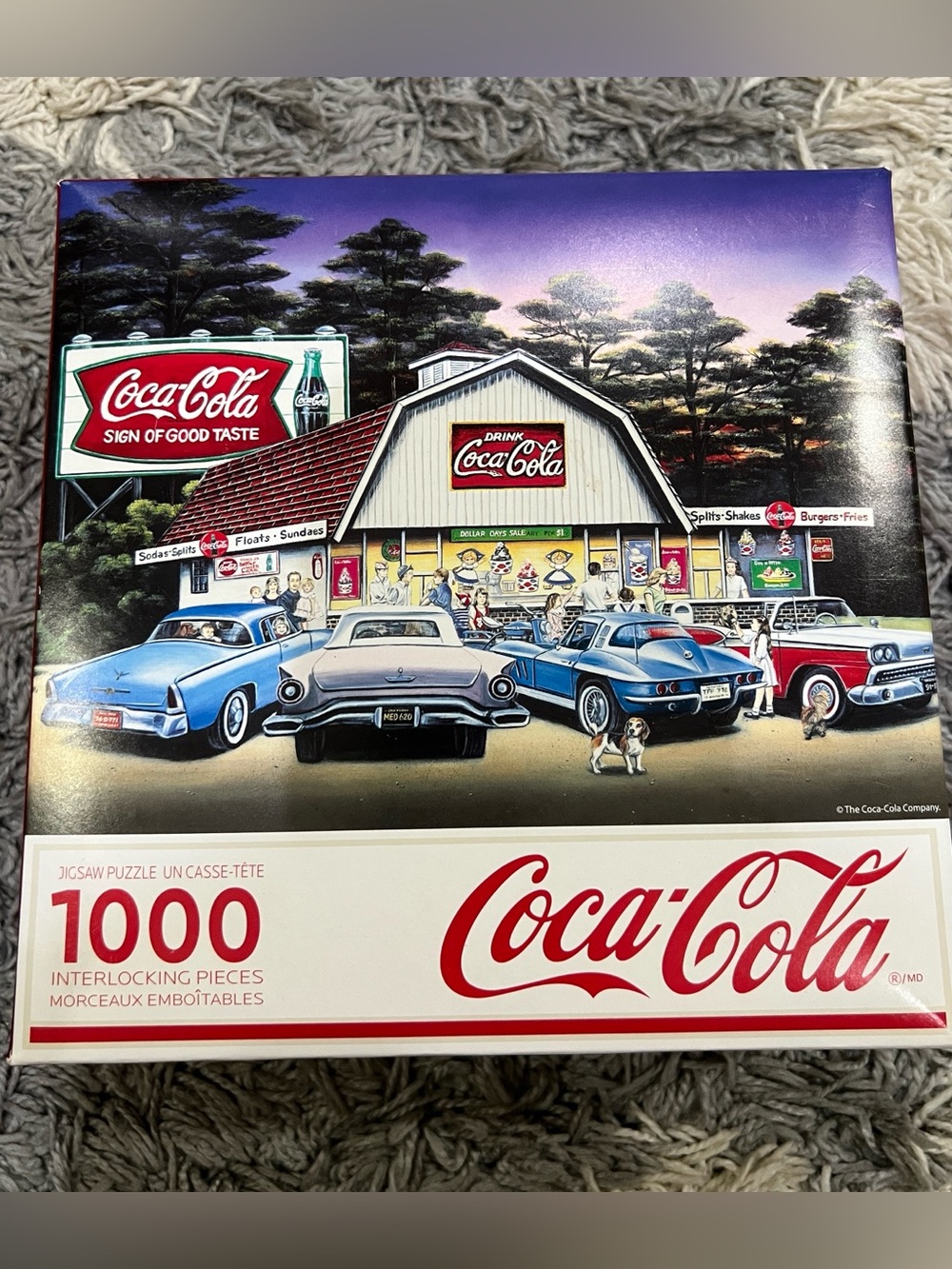 Coca-Cola Night on the Town 1000 Piece Puzzle